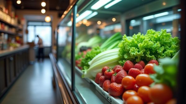 Casiers réfrigérés pour un circuit court de légumes frais